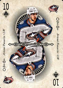 2018-19 O-Pee-Chee - Playing Cards #10♣ Artemi Panarin Front