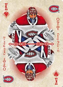 2018-19 O-Pee-Chee - Playing Cards #K♥ Carey Price Front