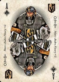 2018-19 O-Pee-Chee - Playing Cards #A♣ Marc-Andre Fleury Front
