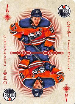 2018-19 O-Pee-Chee - Playing Cards #A♦ Connor McDavid Front