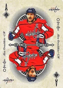 2018-19 O-Pee-Chee - Playing Cards #A♠ Alex Ovechkin Front