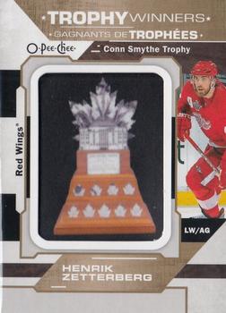 2018-19 O-Pee-Chee - Manufactured Trophy Winners Patches #P-47 Henrik Zetterberg Front