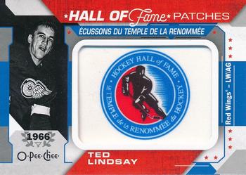 2018-19 O-Pee-Chee - Manufactured HOF Logo Patches #HOF-6 Ted Lindsay Front