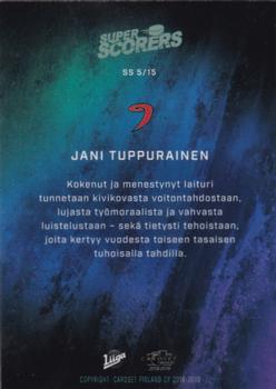 2018-19 Cardset Finland - Super Scorers #SS 5 Jani Tuppurainen Back