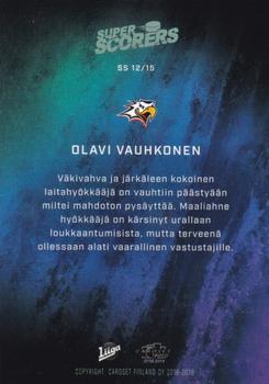 2018-19 Cardset Finland - Super Scorers #SS 12 Olavi Vauhkonen Back