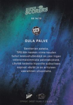 2018-19 Cardset Finland - Super Scorers #SS 14 Oula Palve Back