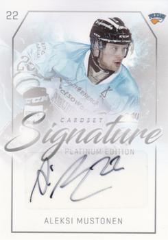 2018-19 Cardset Finland - Signature #NNO Aleksi Mustonen Front