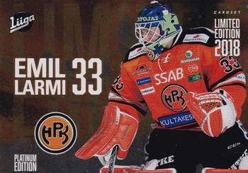 2018-19 Cardset Finland - Limited Edition Series 1 #NNO Emil Larmi Front