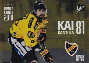 2018-19 Cardset Finland - Limited Edition Series 1 #NNO Kai Kantola Front