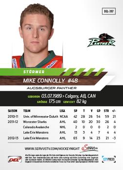 2013-14 Playercards Premium Serie Update (DEL) #397 Mike Connolly Back