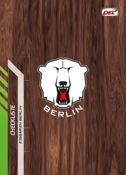 2013-14 Playercards Premium Serie Update (DEL) #433 Checkliste Eisbären Berlin Front
