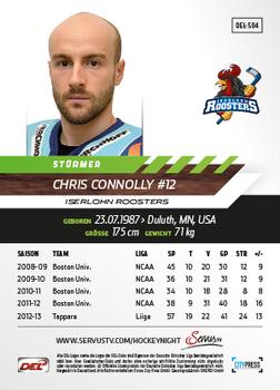 2013-14 Playercards Premium Serie Update (DEL) #504 Chris Connolly Back