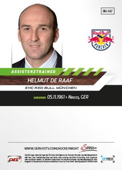 2013-14 Playercards Premium Serie Update (DEL) #567 Helmut De Raaf Back