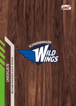 2013-14 Playercards Premium Serie Update (DEL) #586 Checkliste Schwenninger Wild Wings Front