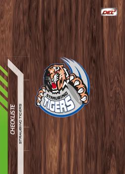 2013-14 Playercards Premium Serie Update (DEL) #593 Checkliste Straubing Tigers Front