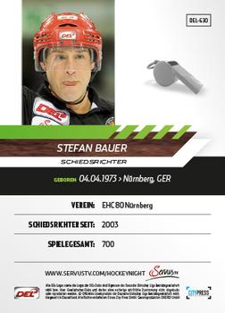 2013-14 Playercards Premium Serie Update (DEL) #630 Stephan Bauer Back