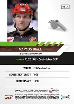 2013-14 Playercards Premium Serie Update (DEL) #631 Marcus Brill Back