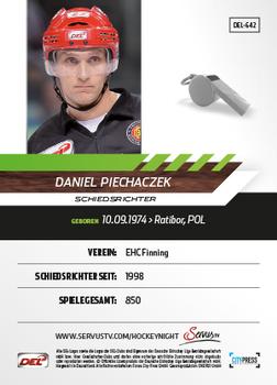 2013-14 Playercards Premium Serie Update (DEL) #642 Daniel Piechaczek Back