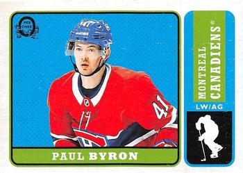 2018-19 O-Pee-Chee - Retro Blank Back #457 Paul Byron Front