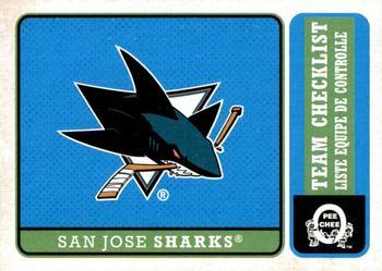 2018-19 O-Pee-Chee - Retro Blank Back #585 San Jose Sharks Front