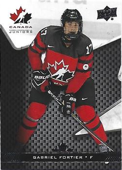 2018 Upper Deck Team Canada Juniors #47 Gabriel Fortier Front