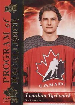 2018 Upper Deck Team Canada Juniors - Program of Excellence #POE-7 Jonathan Tychonick Front