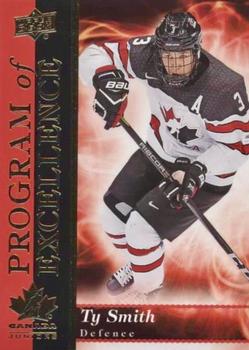 2018 Upper Deck Team Canada Juniors - Program of Excellence #POE-13 Ty Smith Front