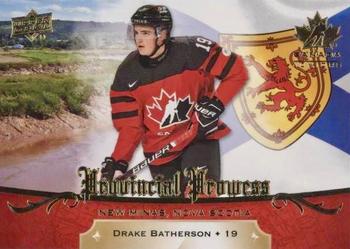 2018 Upper Deck Team Canada Juniors - Provincial Prowess #PP-7 Drake Batherson Front