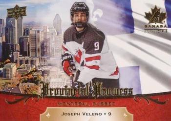 2018 Upper Deck Team Canada Juniors - Provincial Prowess #PP-8 Joseph Veleno Front