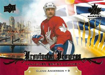 2018 Upper Deck Team Canada Juniors - Provincial Prowess #PP-14 Glenn Anderson Front