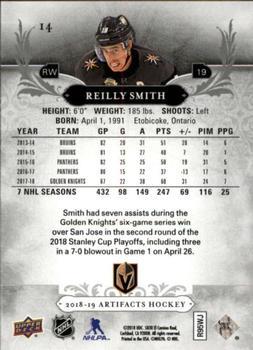 2018-19 Upper Deck Artifacts - Ruby #14 Reilly Smith Back