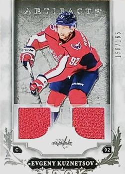 2018-19 Upper Deck Artifacts - Material Jersey Silver #44 Evgeny Kuznetsov Front