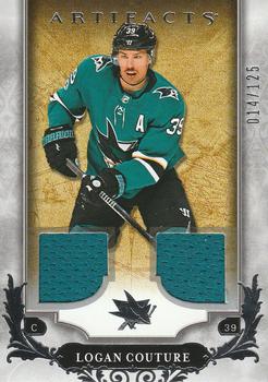 2018-19 Upper Deck Artifacts - Material Jersey Silver #130 Logan Couture Front