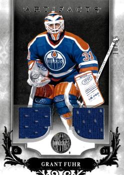 2018-19 Upper Deck Artifacts - Material Jersey Silver #146 Grant Fuhr Front