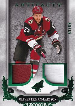 2018-19 Upper Deck Artifacts - Material Jersey Emerald #97 Oliver Ekman-Larsson Front