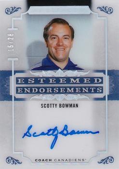 2018-19 Upper Deck Artifacts - Esteemed Endorsements #EE-SB Scotty Bowman Front