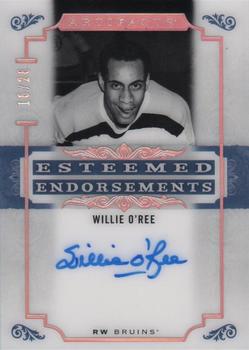 2018-19 Upper Deck Artifacts - Esteemed Endorsements #EE-WO Willie O'Ree Front