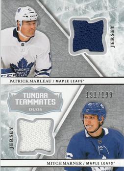 2018-19 Upper Deck Artifacts - Tundra Teammates Duos #T2-TOR Patrick Marleau / Mitch Marner Front