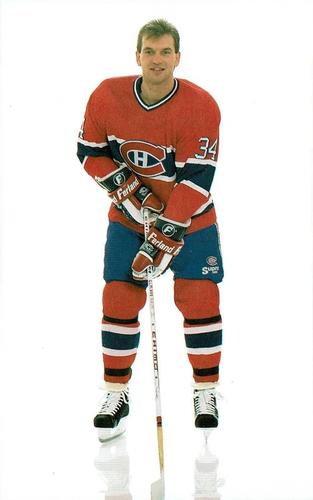 1991-92 Montreal Canadiens Team Issue #NNO Donald Dufresne Front