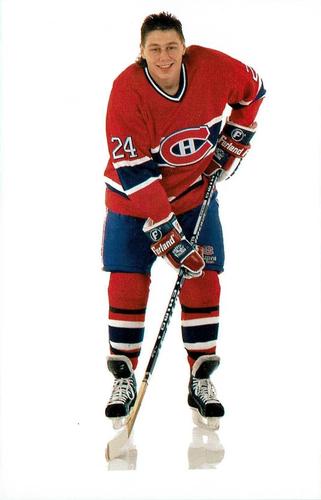 1991-92 Montreal Canadiens Team Issue #NNO Lyle Odelein Front