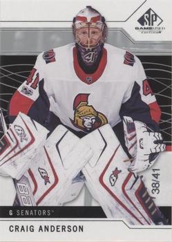 2018-19 SP Game Used #73 Craig Anderson Front