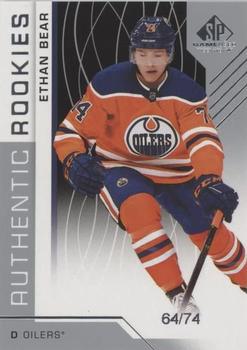 2018-19 SP Game Used #106 Ethan Bear Front
