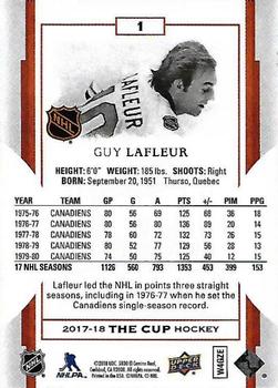 2017-18 Upper Deck The Cup #1 Guy Lafleur Back