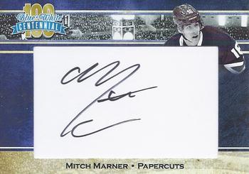 2016 President's Choice Blue and White Centennial - Papercuts #NNO Mitch Marner Front