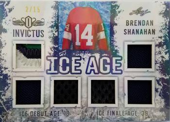 2017-18 Leaf Invictus - Ice Age Relics #IA-05 Brendan Shanahan Front