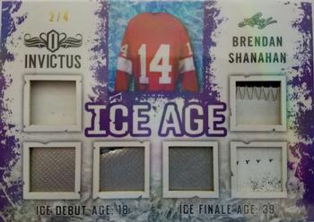 2017-18 Leaf Invictus - Ice Age Relics - Purple #IA-05 Brendan Shanahan Front