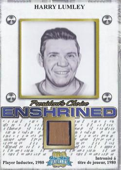 2016 President's Choice Blue and White Centennial - Enshrined #E-11 Harry Lumley Front