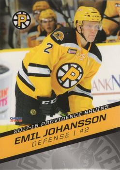 2017-18 Choice Providence Bruins (AHL) #01 Emil Johansson Front