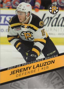 2017-18 Choice Providence Bruins (AHL) #10 Jeremy Lauzon Front