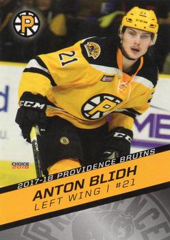 2017-18 Choice Providence Bruins (AHL) #16 Anton Blidh Front